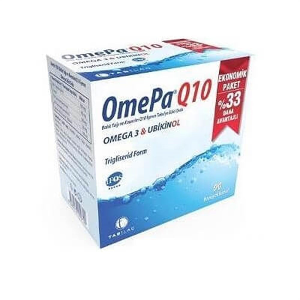 OmePa Q10 90 Yumuşak Kapsül