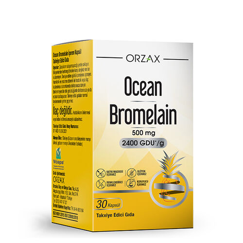 Orzax Ocean Bromelain 30 Capsule