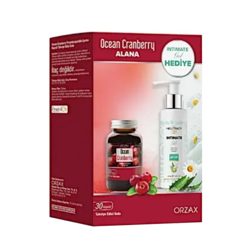 Orzax Ocean Cranberry Alana Intımate Gel Hediye