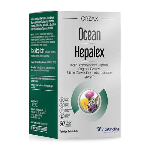 Orzax Ocean Hepalex 60 Yumuşak Kapsül