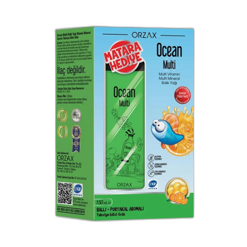 Orzax Ocean Multi Ballı Portakal Aromelı Takviye Edici Gıda