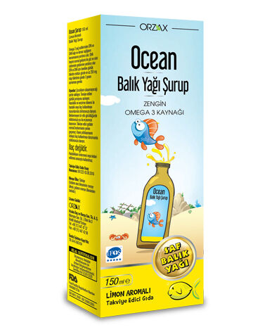 çocuklar için omega 3 balık yağı şurubu limonlu