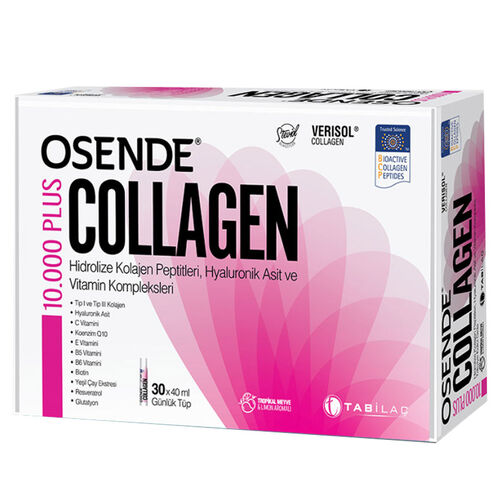 Osende 10.000 Plus Collagen 40 ml x 30 Adet Günlük Tüp