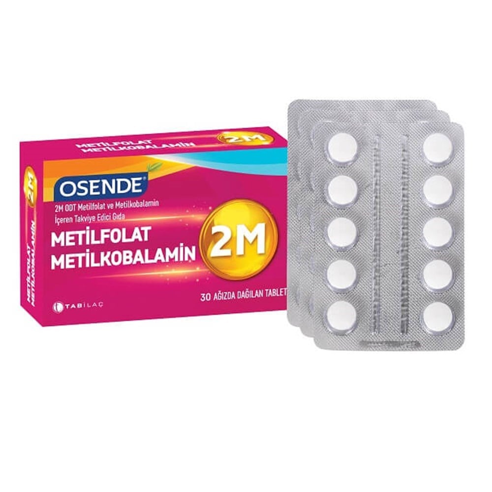 Osende 2M Methylfolate Methylcobalamin 30 Tablets
