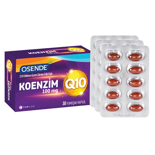 Osende Koenzim Q10 100 mg 30 Capsule