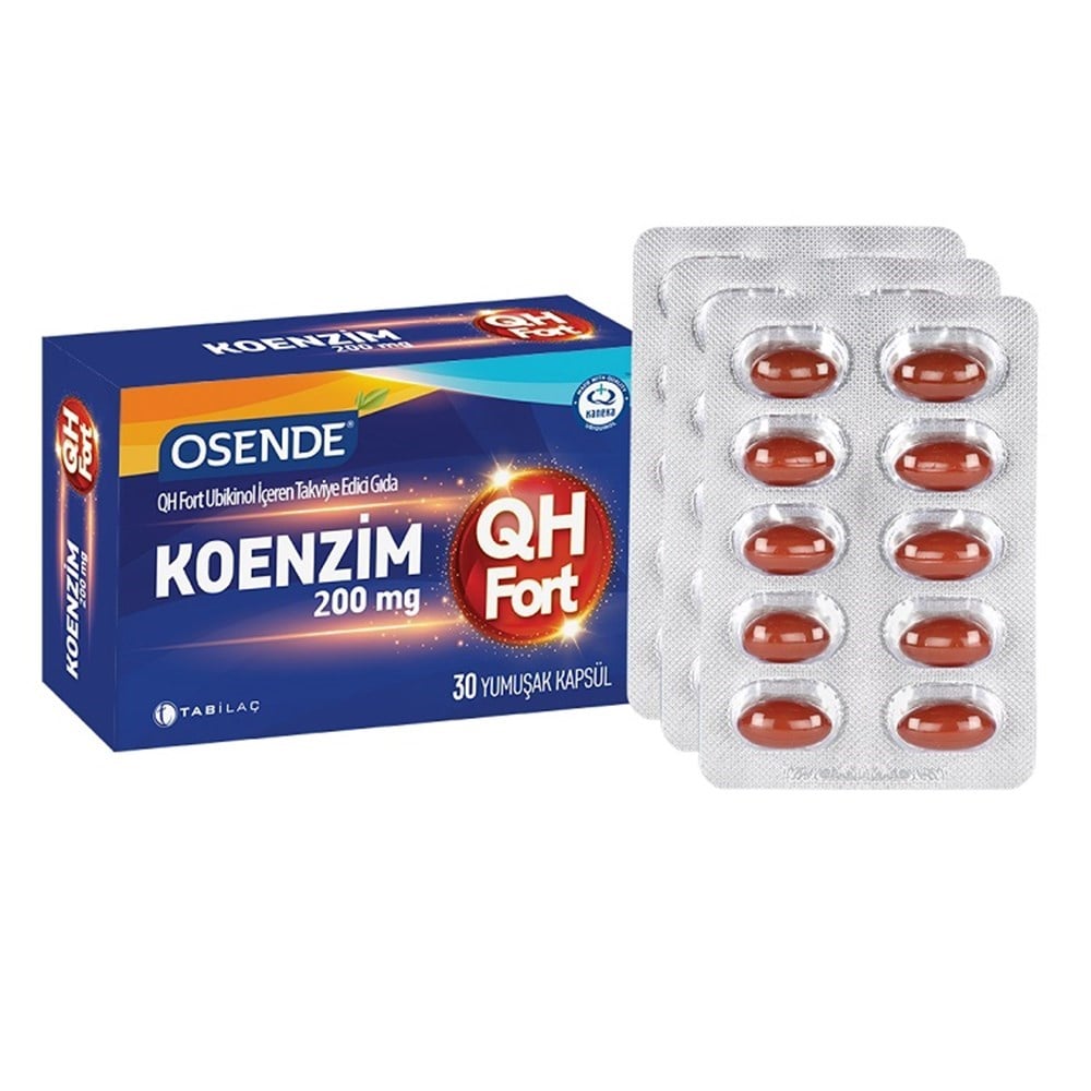Osende Koenzim QH Fort 200 mg 30 Kapsül