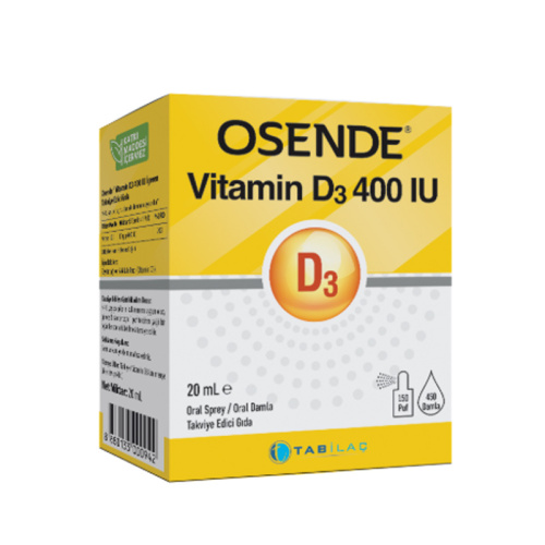 Osende Vitamin D3 Damla 400 IU 20 ml