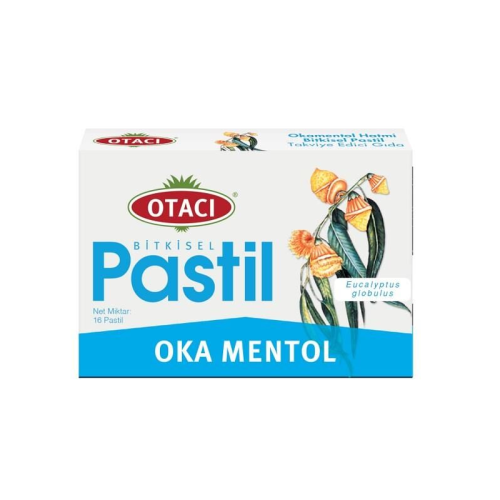 Otacı Oka Mentol Pastil İçeren Takviye Edici Gıda 16 Adet
