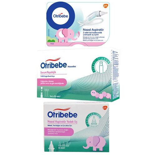 Otribebe Nazal Aspirator Seti 3\'lü