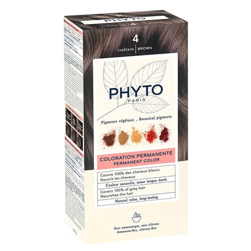 Краска для волос Phyto Phytocolor на травах — 4 каштана