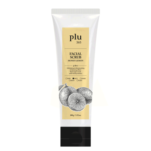 Plu 365 Facial Scrub Honey Lemon - Ballı ve Limonlu Yüz Peelingi 100 gr