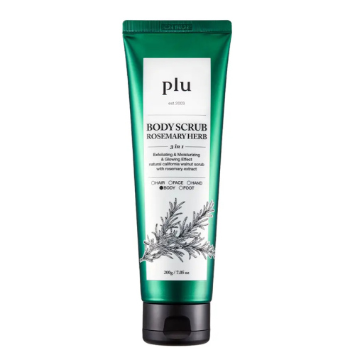 Plu Body Scrub Rosemary Herb - Biberiyeli Vücut Peelingi 200 gr