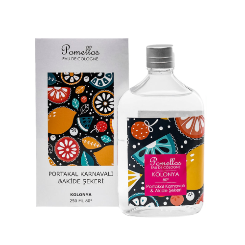 Pomellos Kolonya Portakal Karnavalı ve Akide Şekeri - Cam Şişe 250 ml