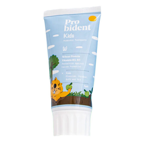 çocuklar için elma tadında diş macunu