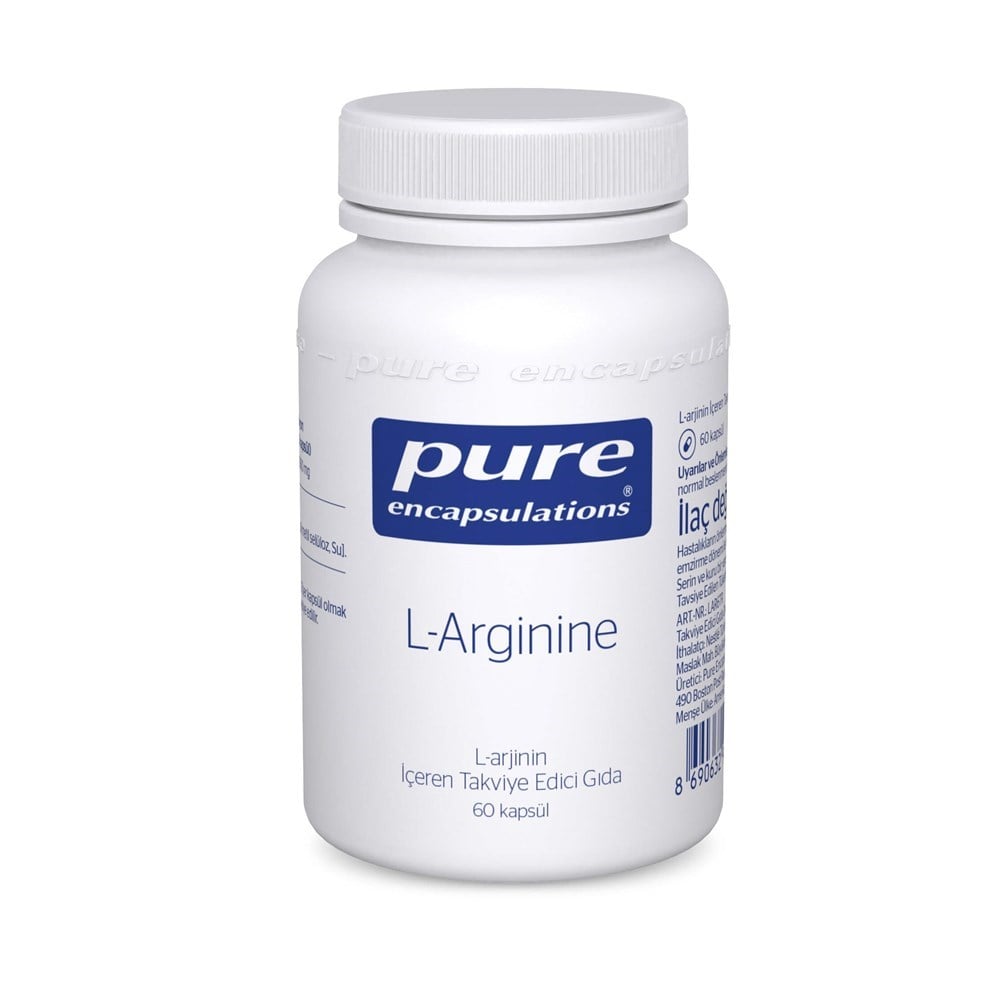 Pure L-Arginine 60 Kapsül