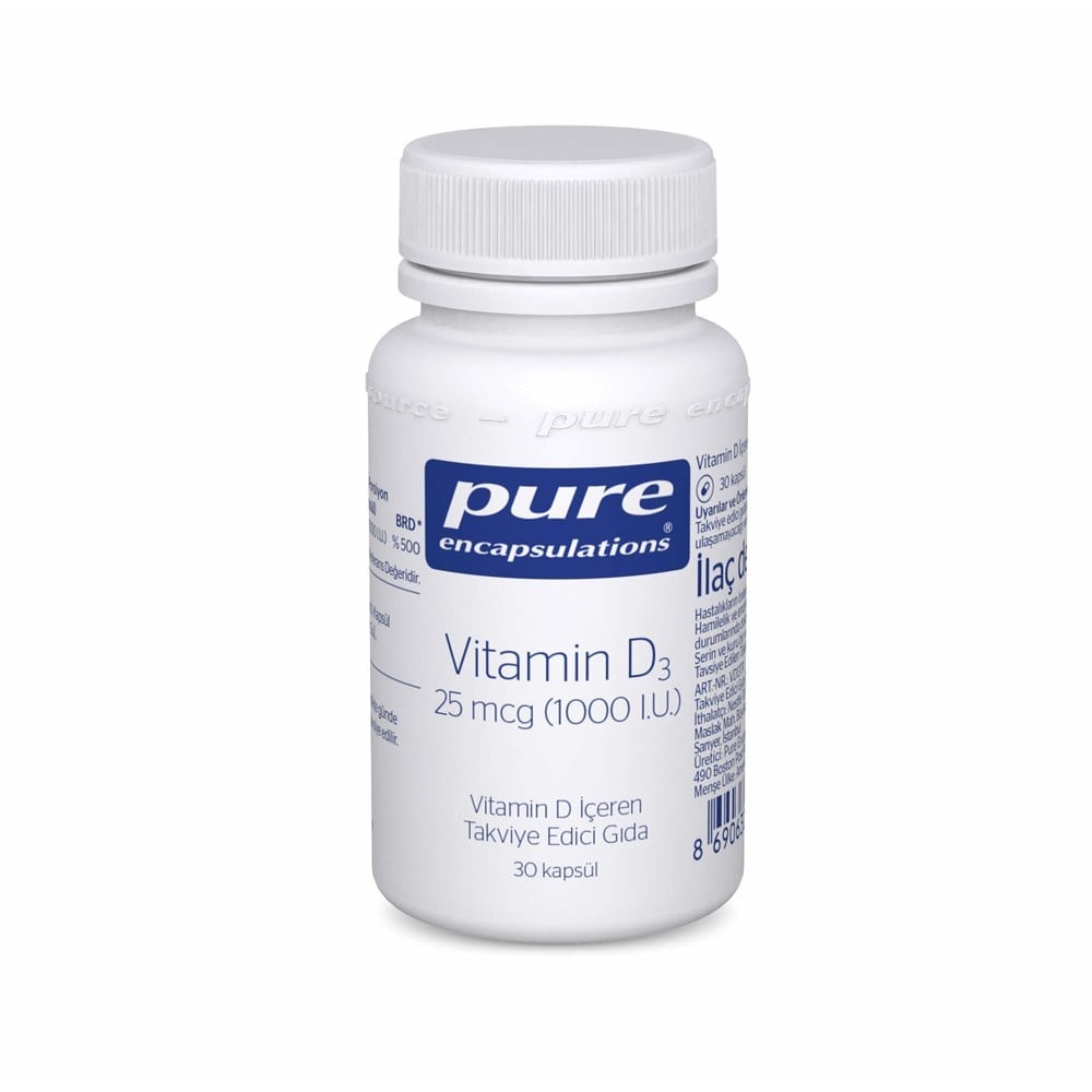 Vitamine D3 pure 1000 UI 30 Gélules