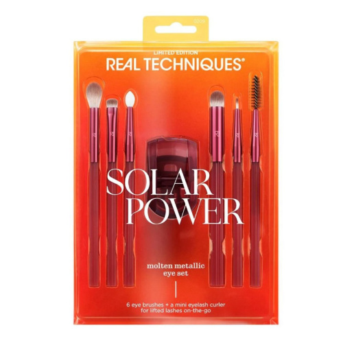 Real Techniques RT-0961 Solar Power Molten Limited Edition Metalik Göz Makyaj Fırça Seti
