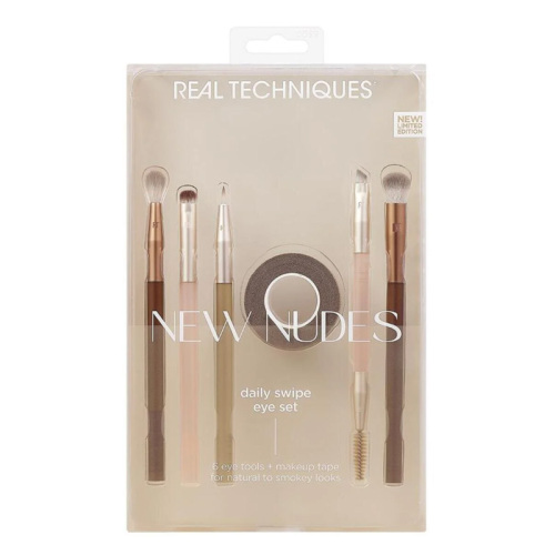 Real Techniques RT-9960 New Nude Limited Edition Günlük Göz Makyaj Fırça Seti
