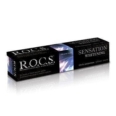 ROCS Sensation Whitening Whitening Shine კბილის პასტა 60მლ