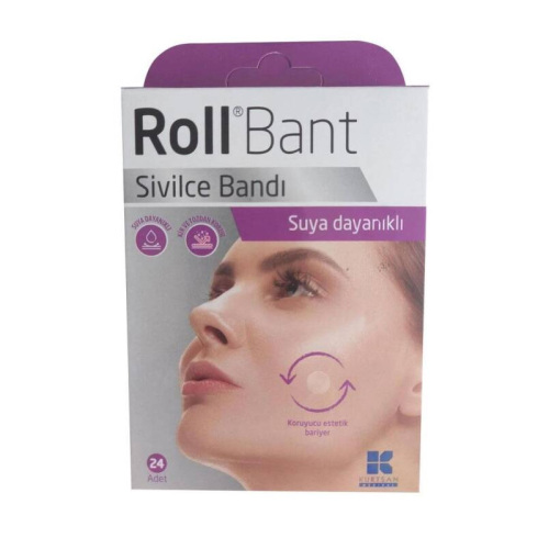 Roll Bant Sivilce Örtücü 24 Adet