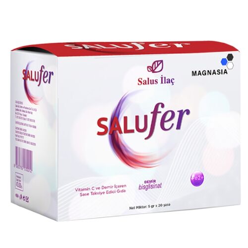 Salus İlaç Salufer Takviye Edici Gıda 5 gr x 20 Saşe