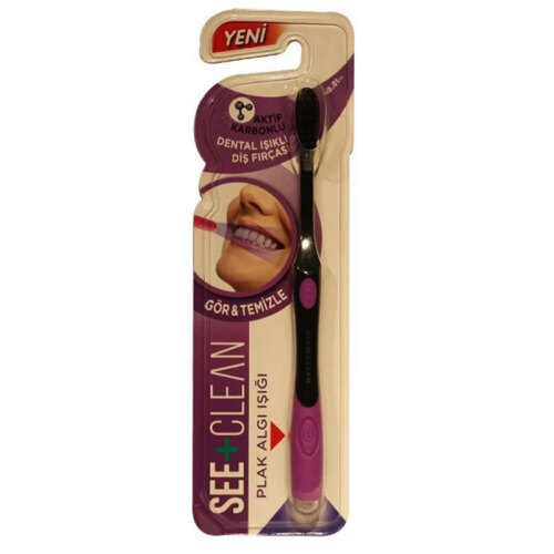 See Clean Plak Algılayıcı Diş Fırçası - Mor
