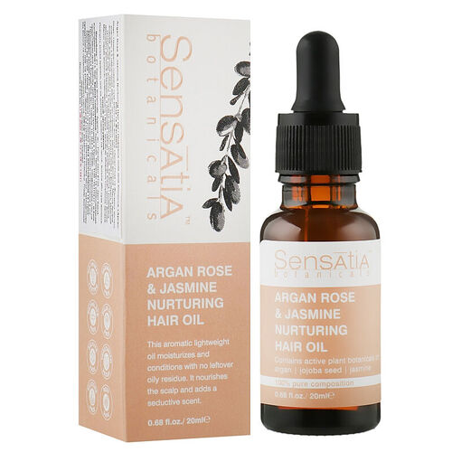 Sensatia Botanicals Argan Gül Yasemin Besleyici Saç Yağı 20 ml