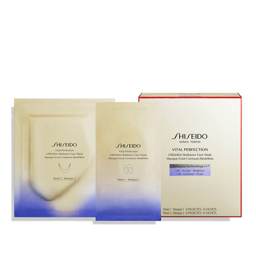 Shiseido Vital Perfection LiftDefine Radiance Face Mask 6 Sheets