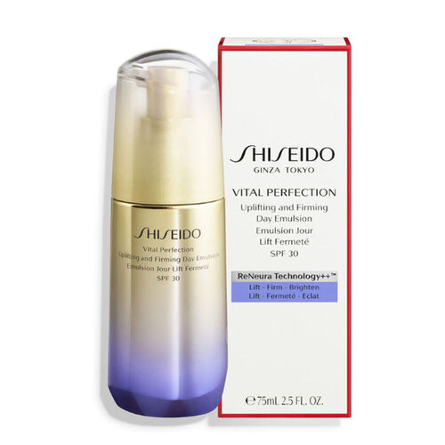 Shiseido Vital Perfection Émulsion de Jour Édifiante et Raffermissante SPF 30 75 ml