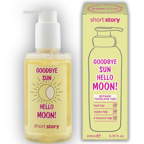 Short Story GOODBYE SUN, HELLO MOON! Yüz Temizleme Yağı 200 ml