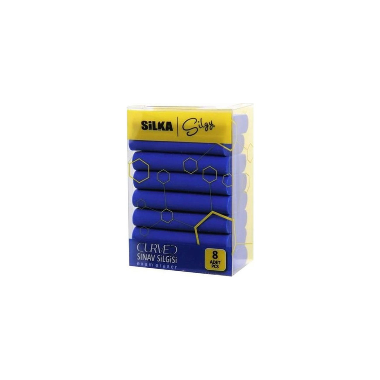 Silka Sg.53 Curved 8Li Sınav Silgi 152.01.1033