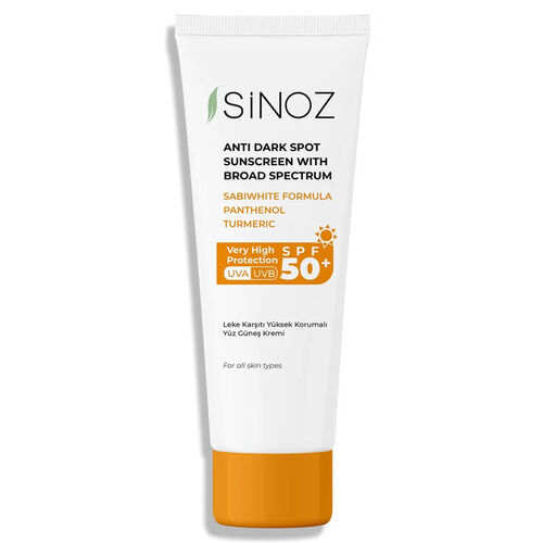Sinoz Leke Karşıtı Güneş Koruyucu Krem SPF 50+ 50 ml