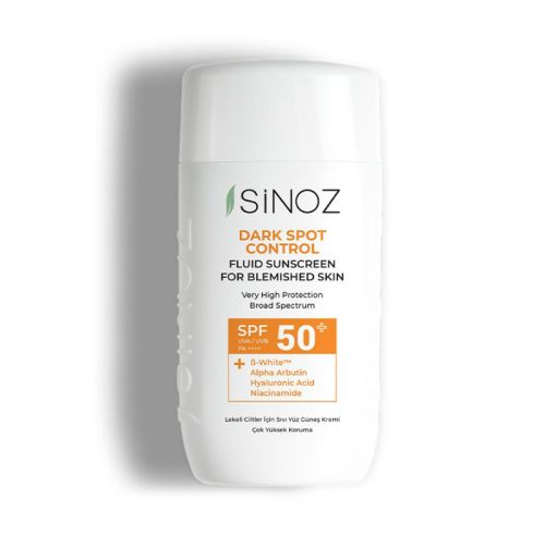 Sinoz Spf50+ Lekeli Ciltlere Özel Sıvı Güneş Kremi 50 ml