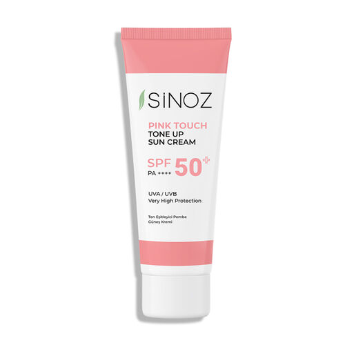 Sinoz SPF50+ Ton Eşitleyici PA++++ Pembe Güneş Kremi 50 ml