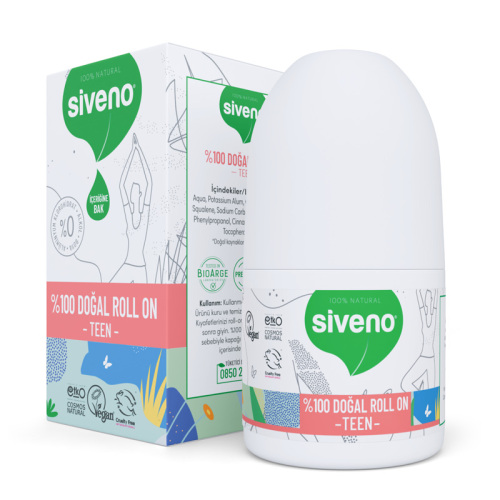 Siveno Dogal Teen Pembe Roll-On 50 ml