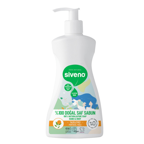 doğal sıvı sabun portakal