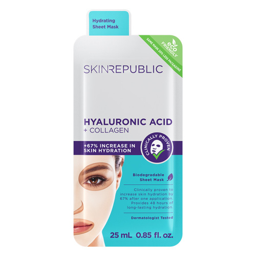Skin Republic Hyaluronic Acid + Collagen Face Mask Sheet 25 ml