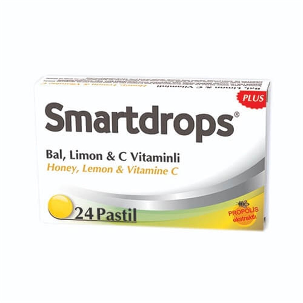 Smartdrops أقراص الليمون والبروبوليس والزنك
