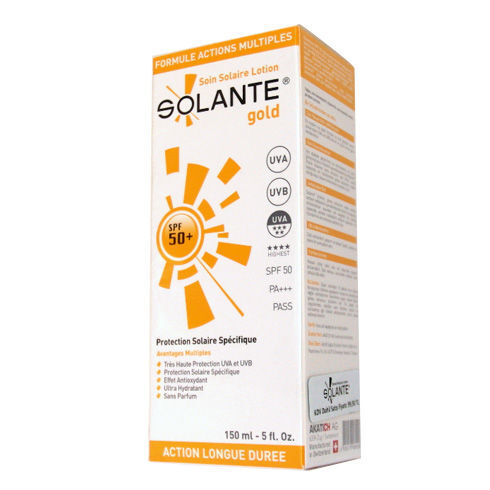 Solante Gold SPF50+ Солнцезащитный лосьон 150мл