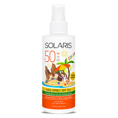 Solaris Kids Минеральный фильтрованный солнцезащитный крем Spf50+ 150 мл