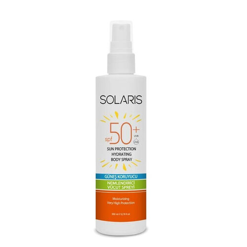 Solaris Sunscreen Увлажняющий спрей для тела SPF 50 200 мл