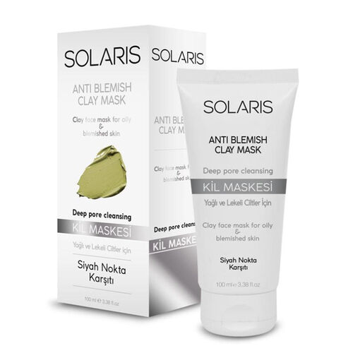 Solaris Masque à l\'Argile pour Peaux Grasses et à Imperfections 100 ml