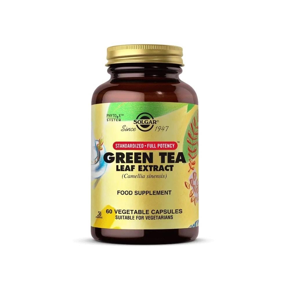 Экстракт листьев зеленого чая Solgar, 60 таблеток