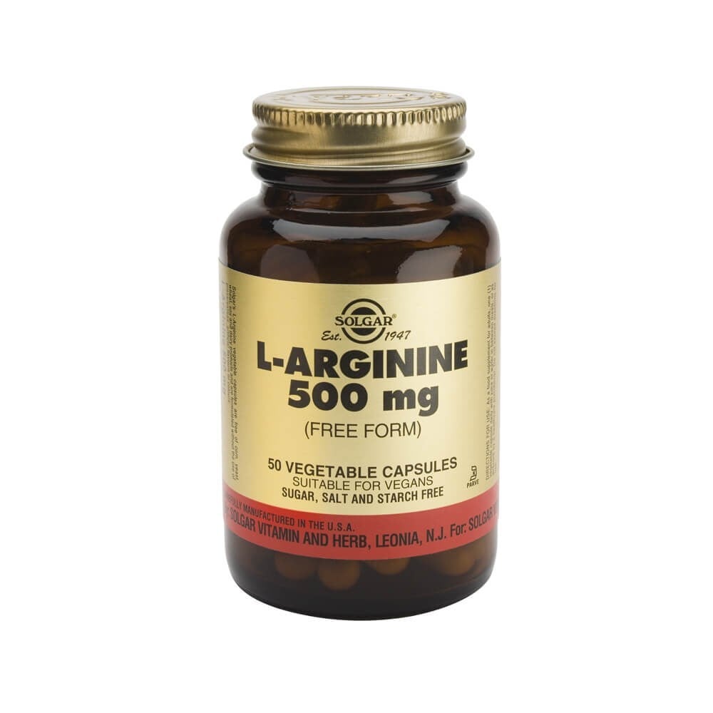 Solgar L-Arginine 500 mg 50 Tablets