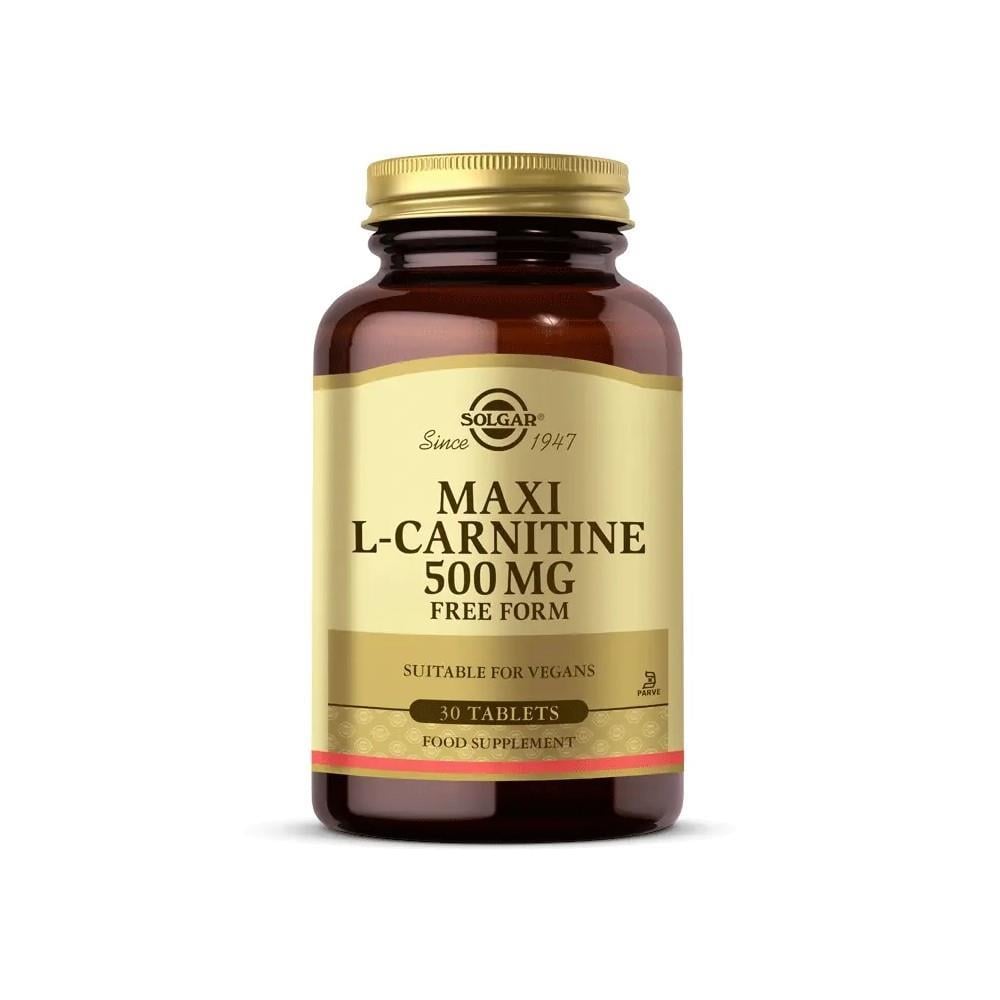 Solgar Maxi L-Carnitine 500 mg 30 Comprimés