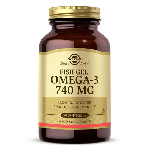 Solgar Omega-3 740 Mg Balık Jeli 50 Yumuşak Jelatinli Kapsül