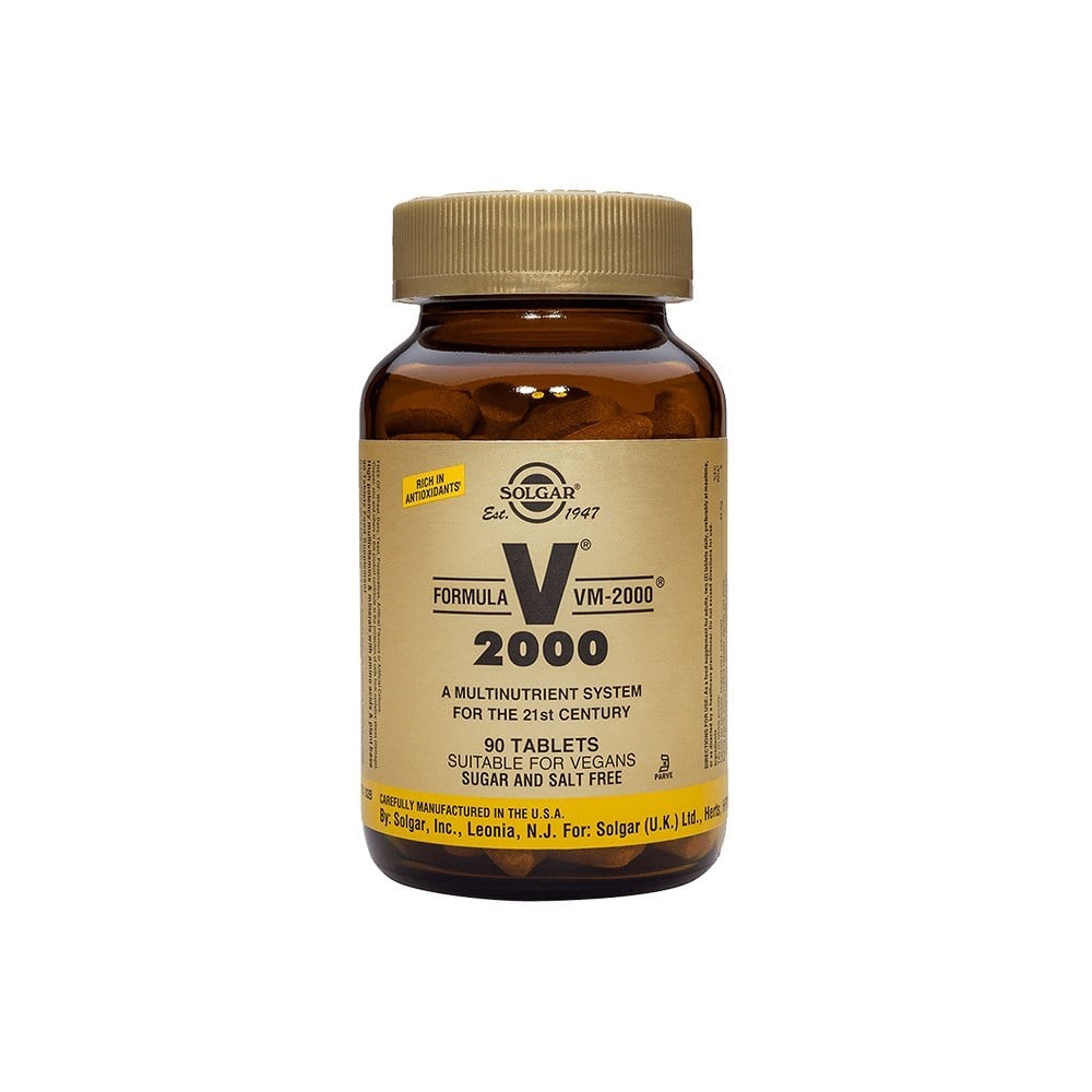 Solgar VM 2000 Multi Vitamine 90 Comprimés