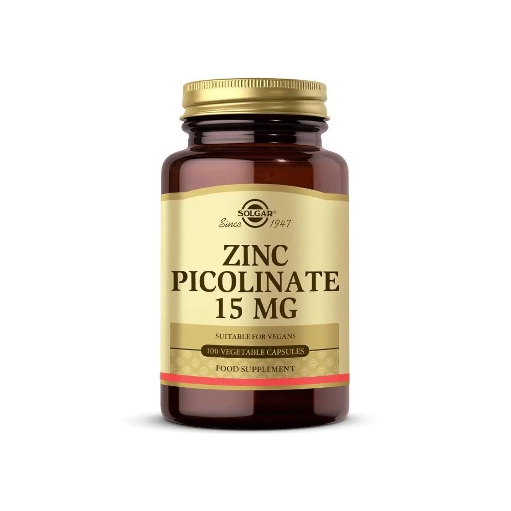 Solgar Zinc Picolinate 15 mg 100 Tablets