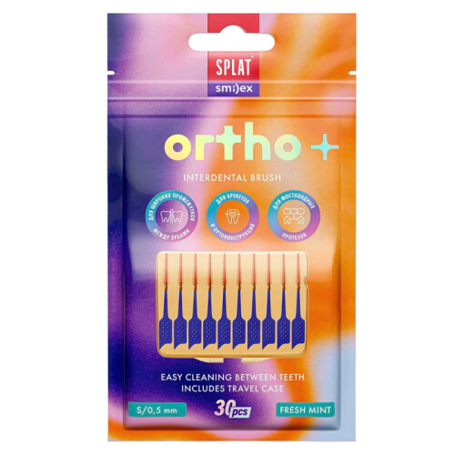 Splat Smilex Ortho Arayüz Fırçası Naneli 0,5 mm 30 Adet