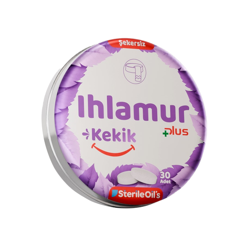 Sterile Oils Ihlamur ve Kekik Şekersiz Pastil 30 Adet